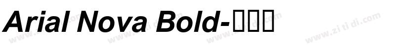 Arial Nova Bold字体转换